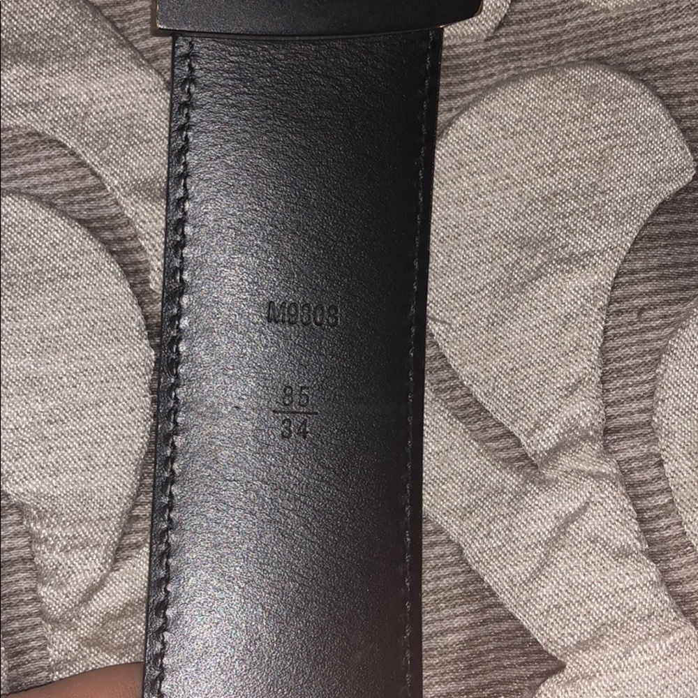 Louis Vuitton Mens Black Belt - Picture 4 of 5